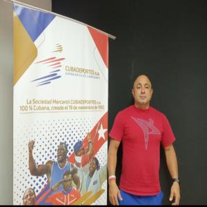 Iván Fernández Queiroz es el presidente de la Federación Cubana de Taekwondo